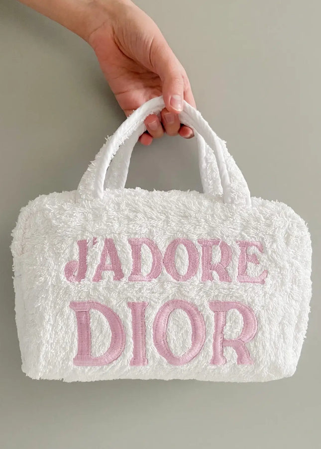 J'ADORE Dior Terry Towel Bag